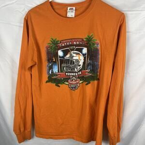 2020 Tennessee Volunteers Gator Bowl Long Sleeve T-shirt Small Orange